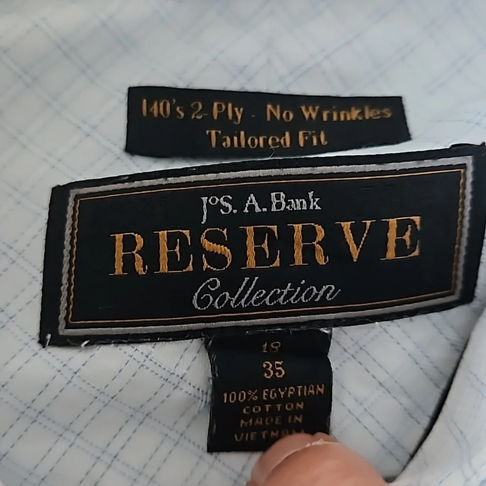 Jos A Bank Reserve Collection Dress Shirt - Picture 11 of 12